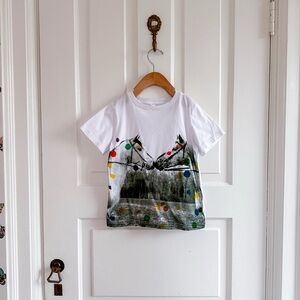 Stella McCartney White Artistic Short Sleeve Tee